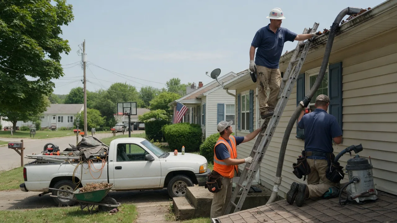 Gutter Installation in Commiskey, IN near me